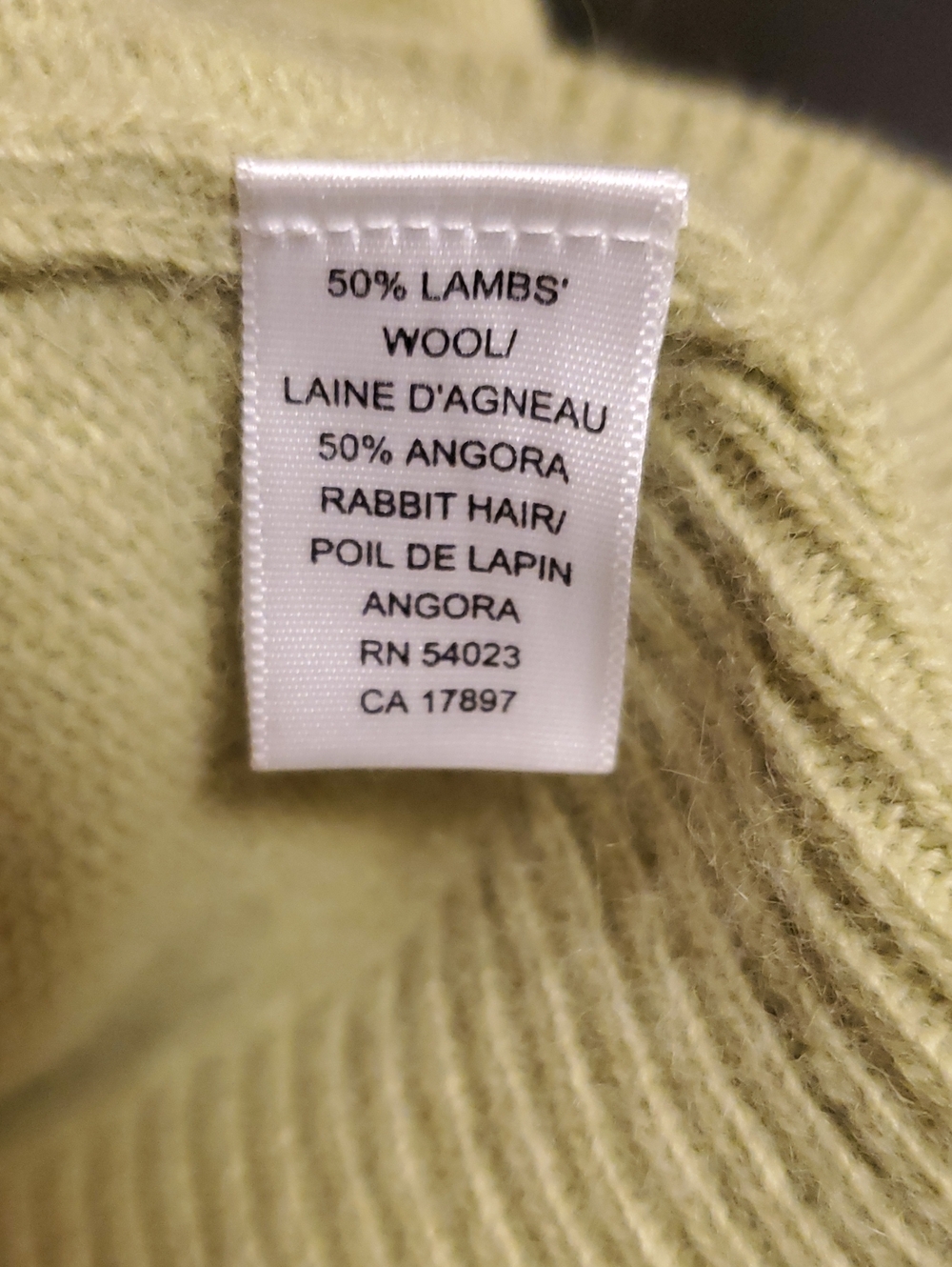 Banana Republic Womens Cashmere Angora Green Buttoned Cardigan Small - Picture 2 of 4